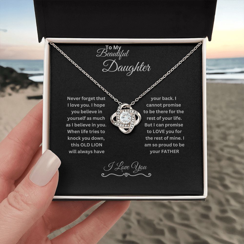 My Beautiful Daughter | Love Knot Necklace.