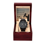 Happy Father's Day - Black Chronograph Watch