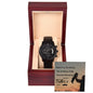 Happy Father's Day - Black Chronograph Watch