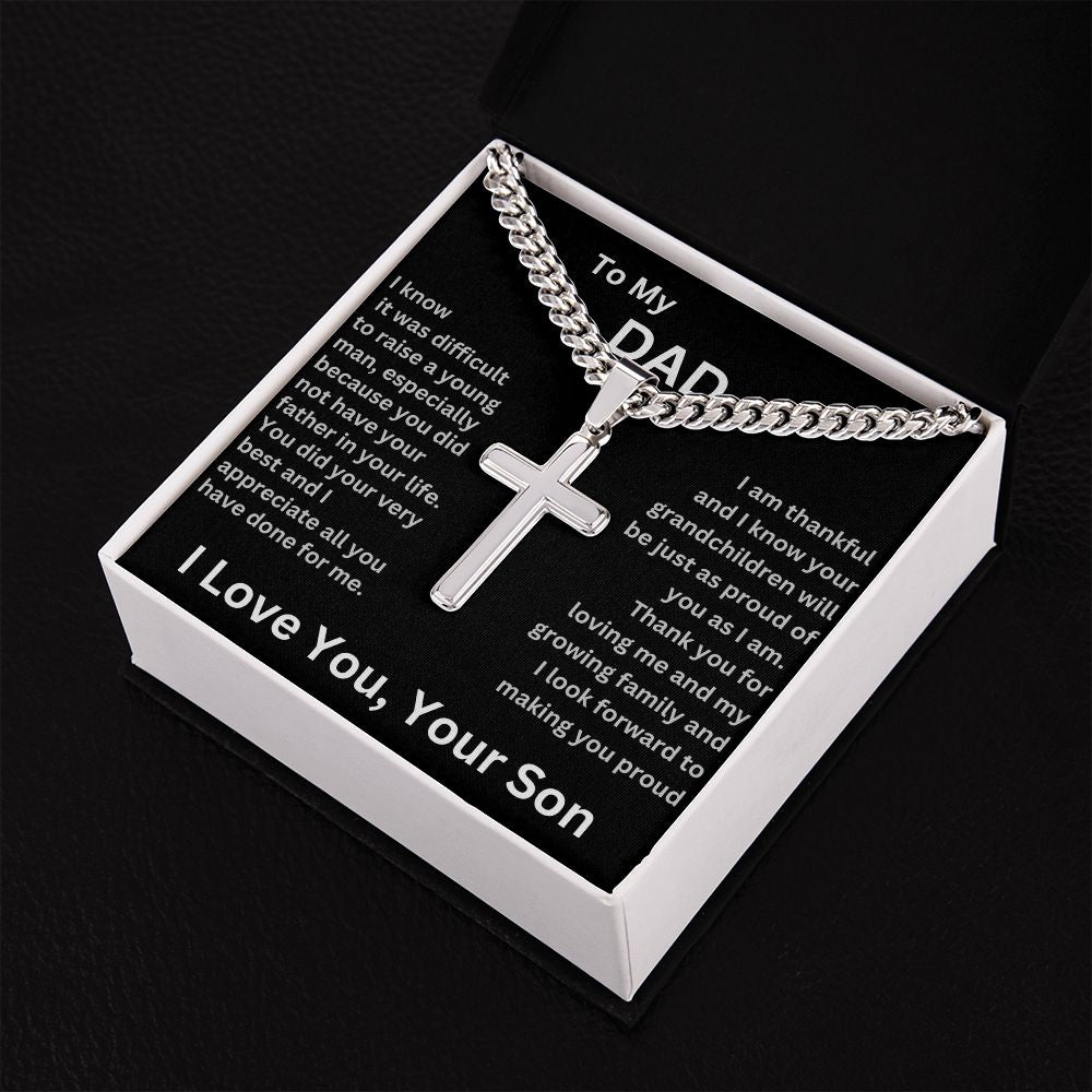 To My Dad | Thank You For Loving Me Cross