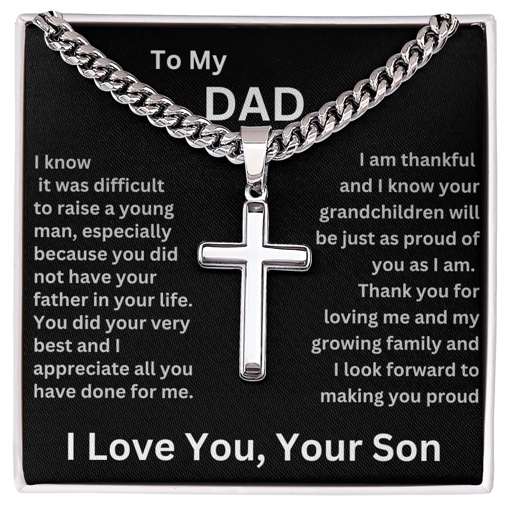 To My Dad | Thank You For Loving Me Cross