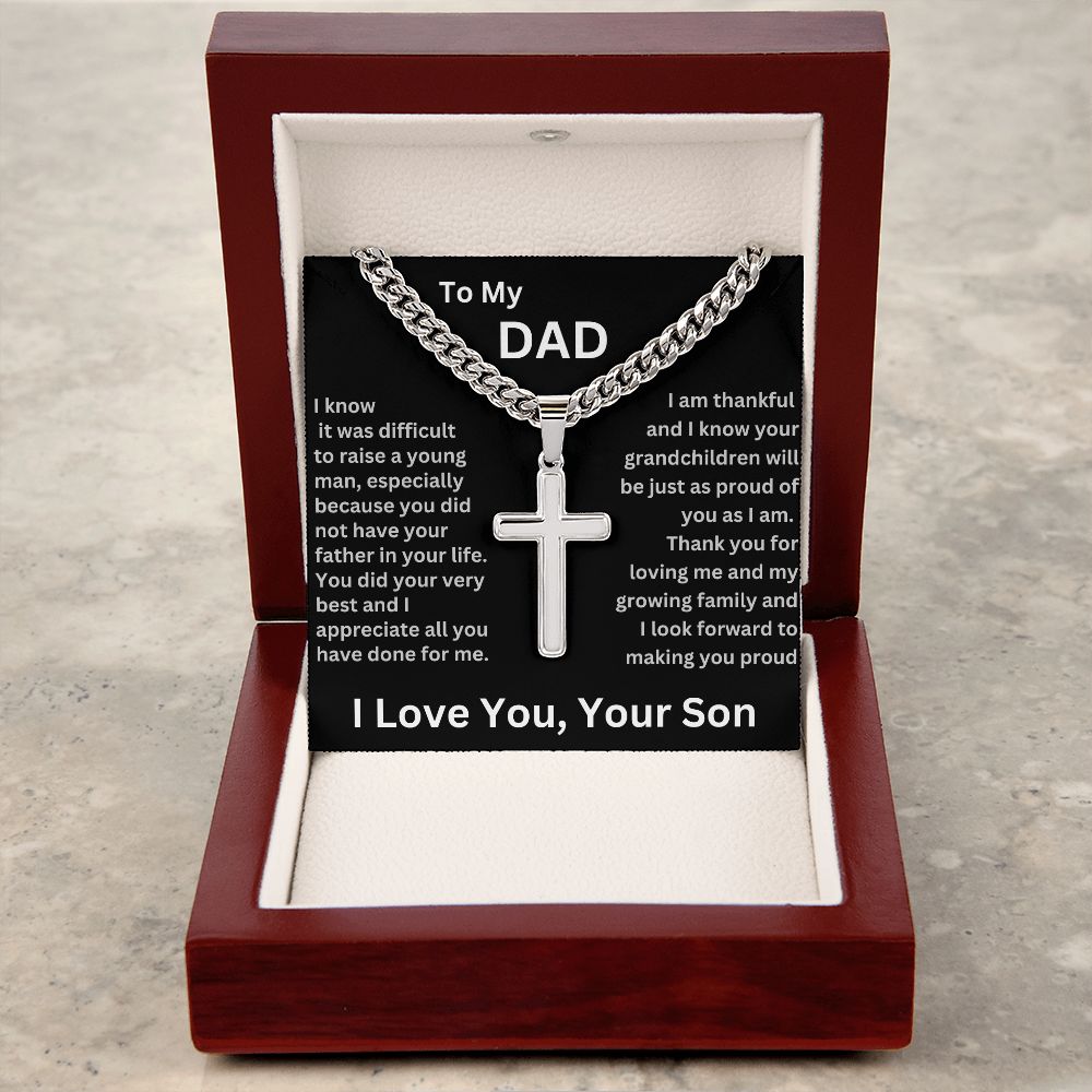 To My Dad | Thank You For Loving Me Cross