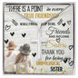 True Friendship Cross Necklace