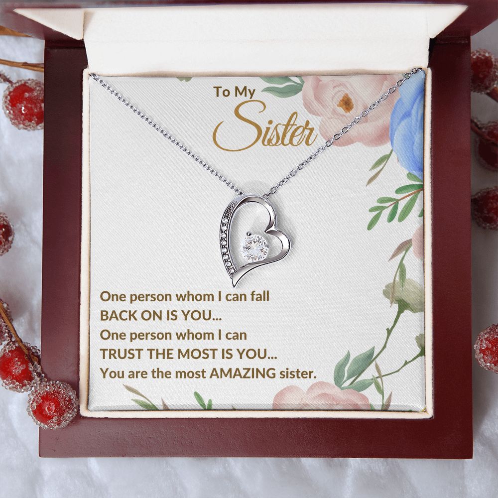 To My Sister - Forever Love Necklace
