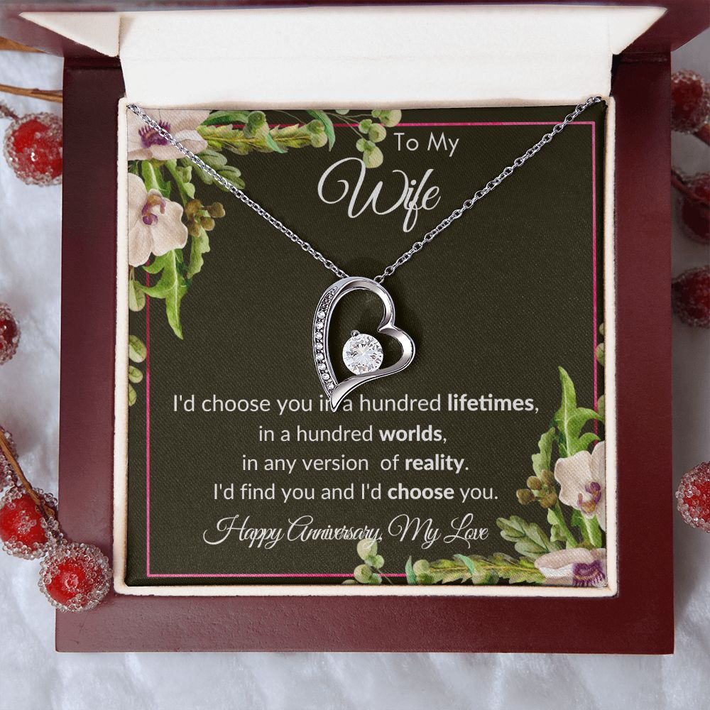 To My Wife - Forever Love Necklace