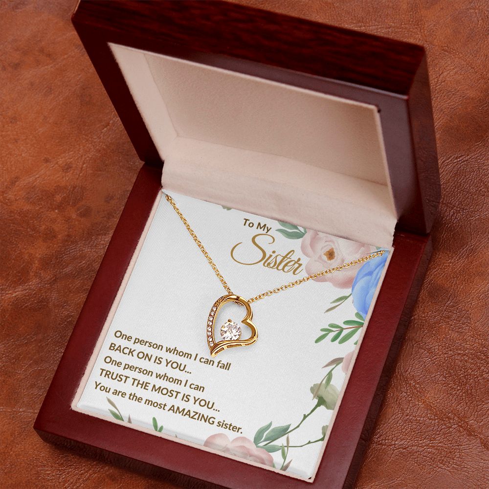 To My Sister - Forever Love Necklace