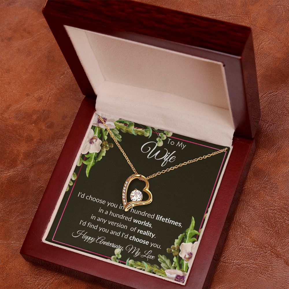 To My Wife - Forever Love Necklace