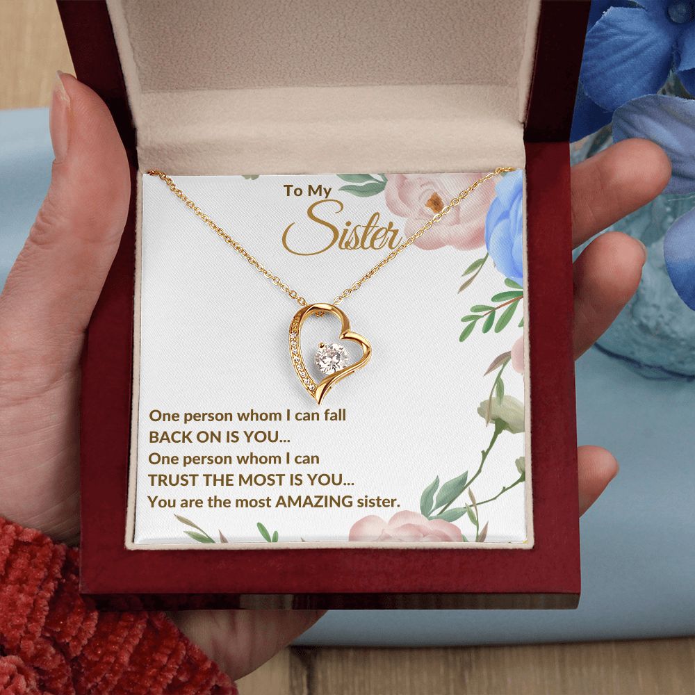 To My Sister - Forever Love Necklace