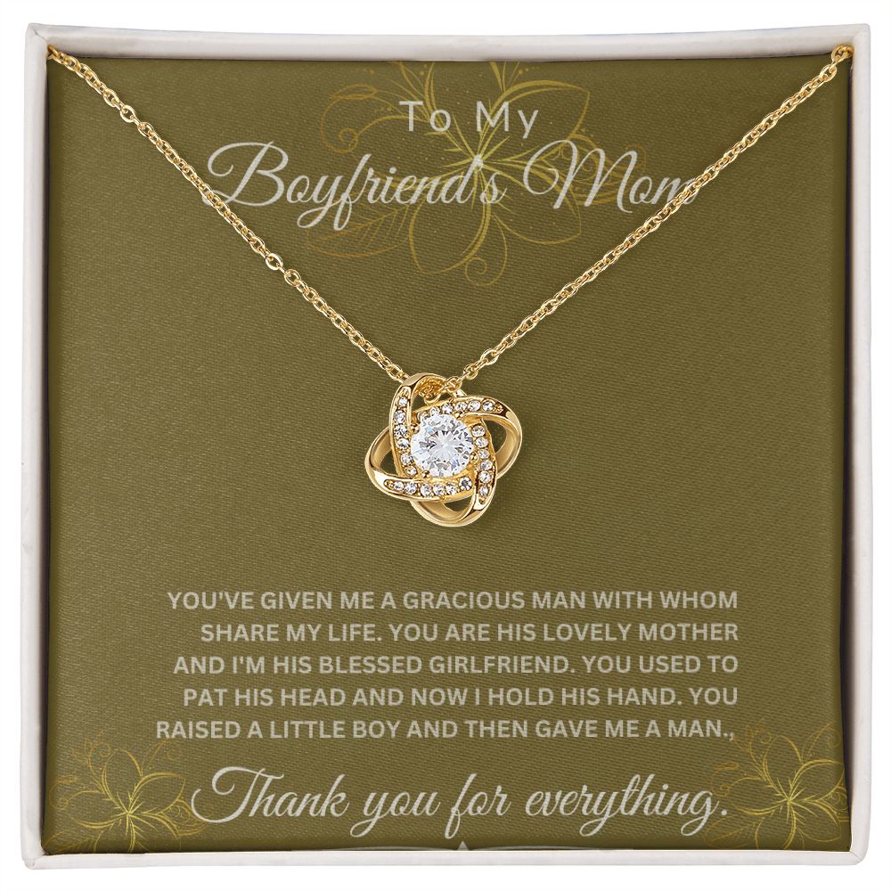 To My Boyfriend's Mom | Thank You
