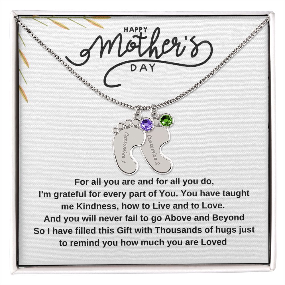 Happy Mother's day | Personalized Baby Feet