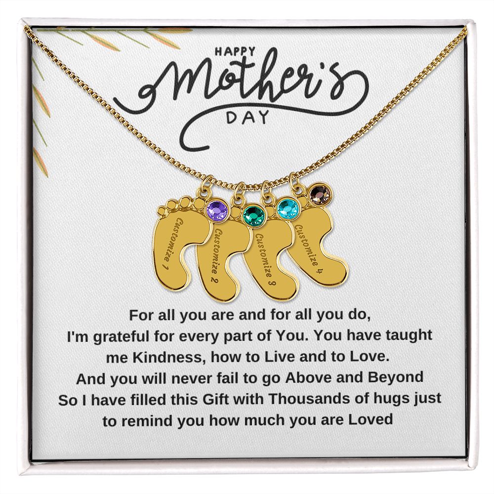 Happy Mother's day | Personalized Baby Feet