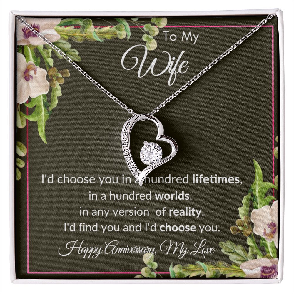 To My Wife - Forever Love Necklace