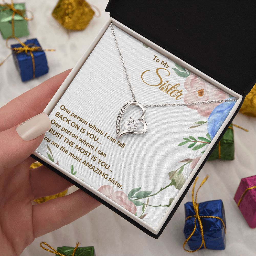 To My Sister - Forever Love Necklace