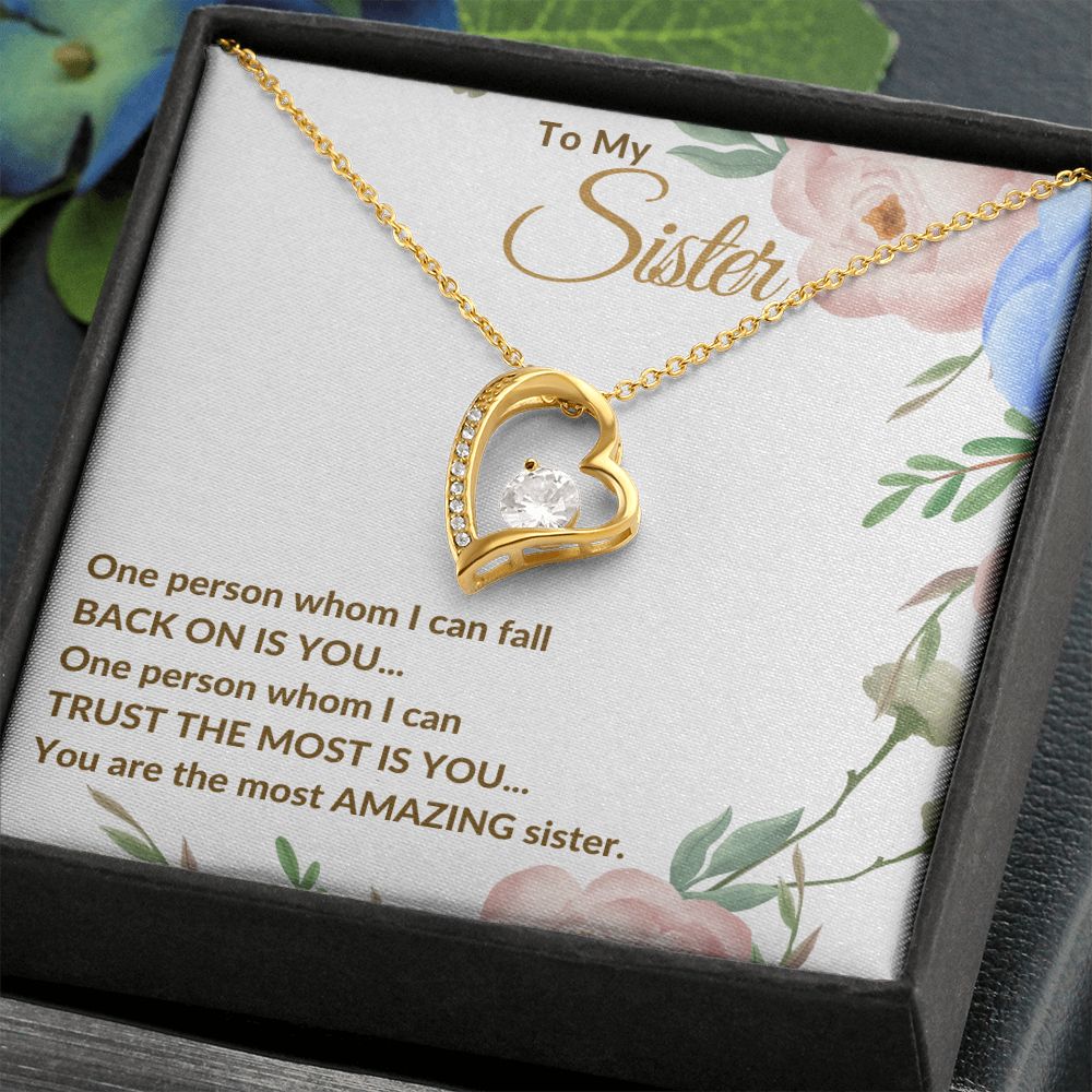 To My Sister - Forever Love Necklace
