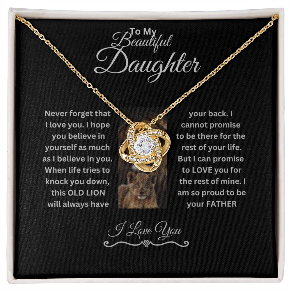 My Beautiful Daughter | Love Knot Necklace