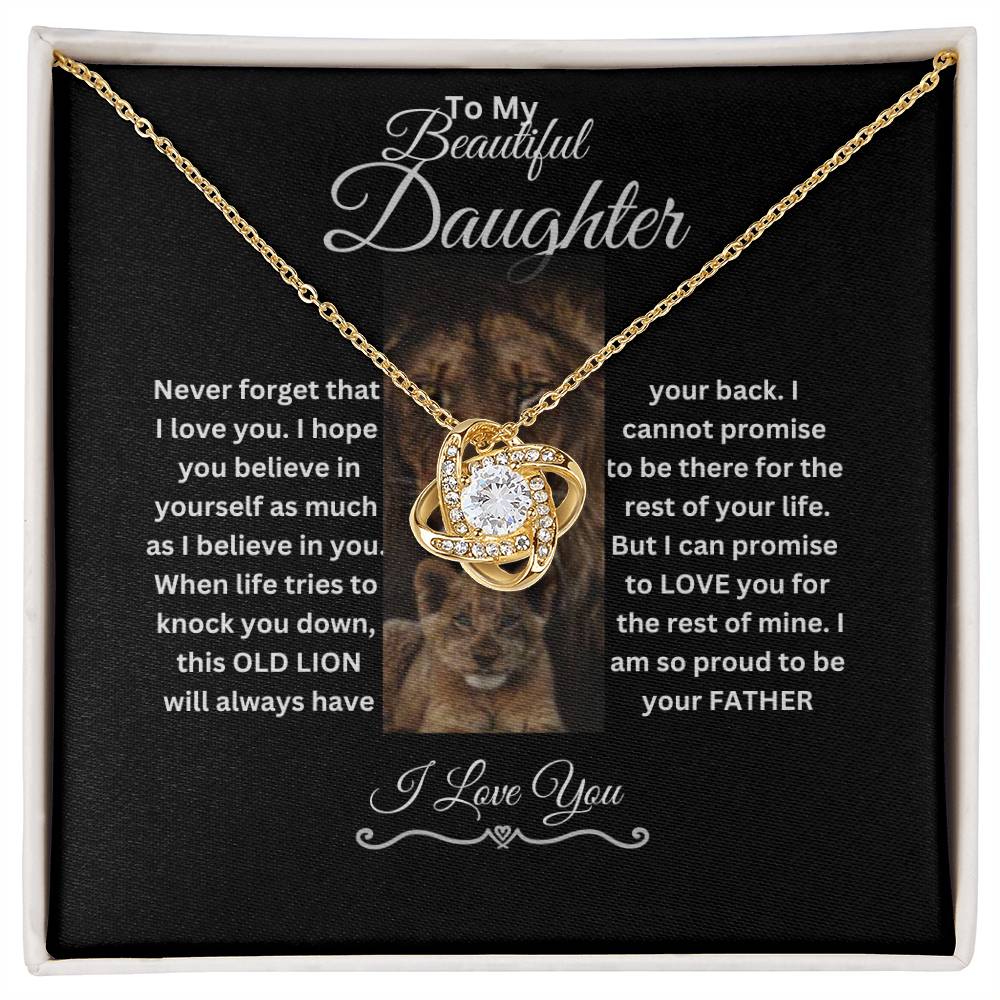 My Beautiful Daughter | Love Knot Necklace
