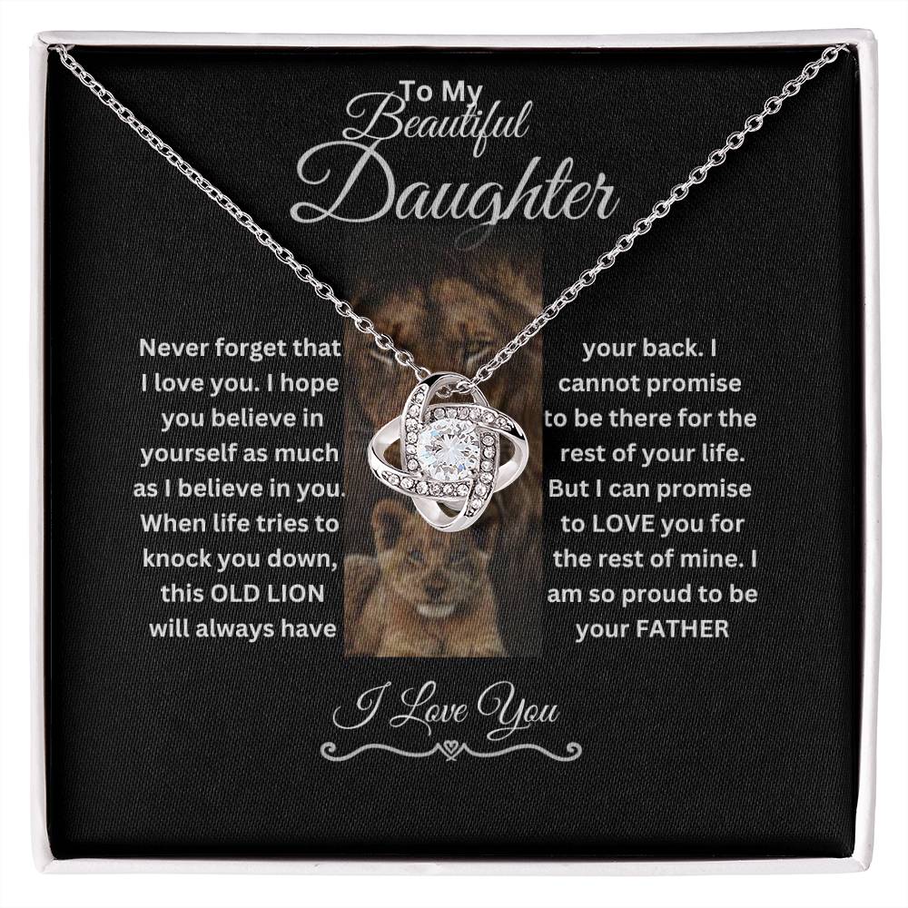 My Beautiful Daughter | Love Knot Necklace