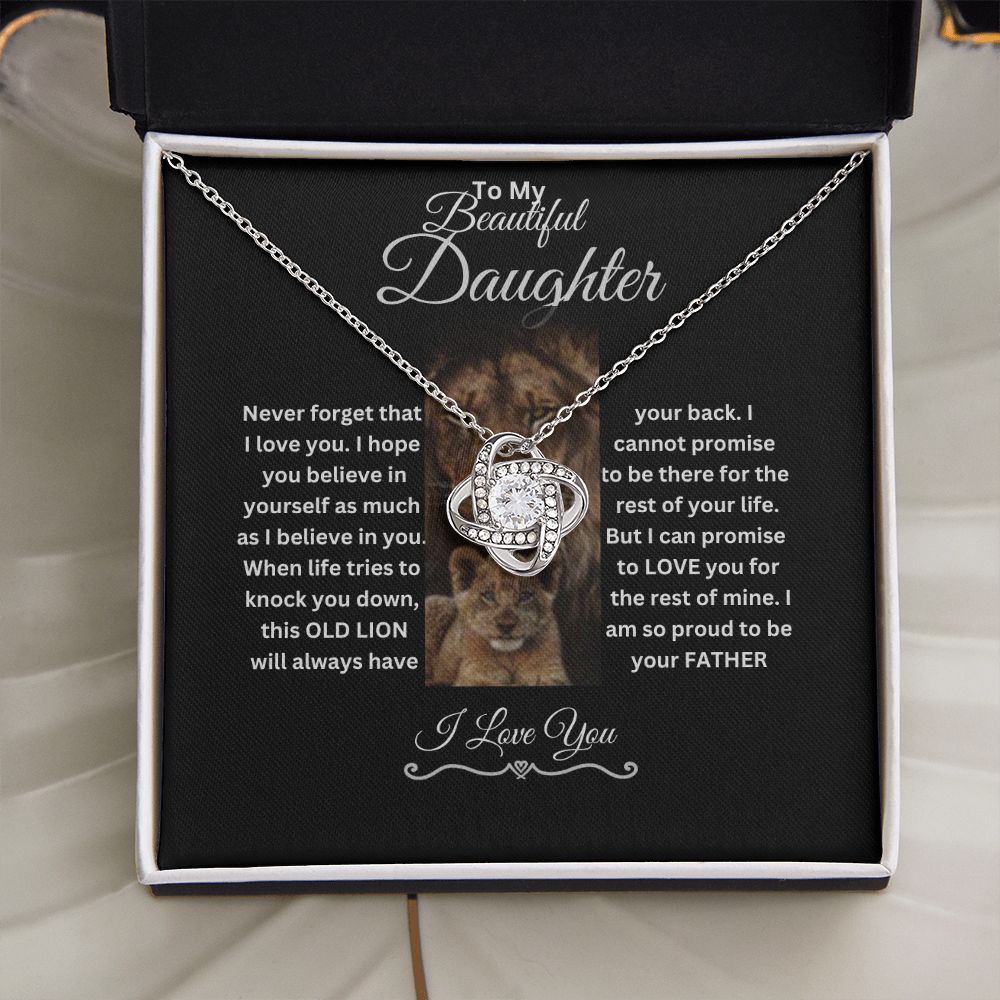 My Beautiful Daughter | Love Knot Necklace