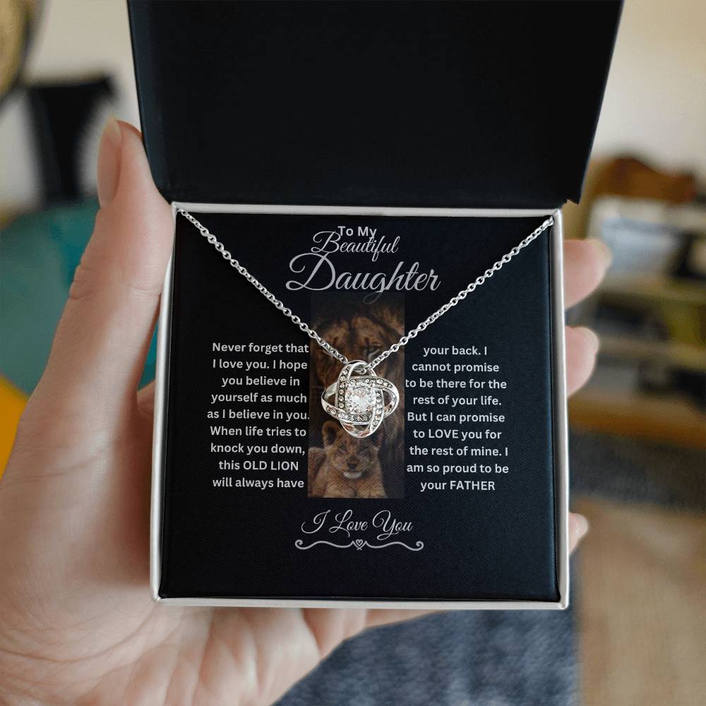 My Beautiful Daughter | Love Knot Necklace