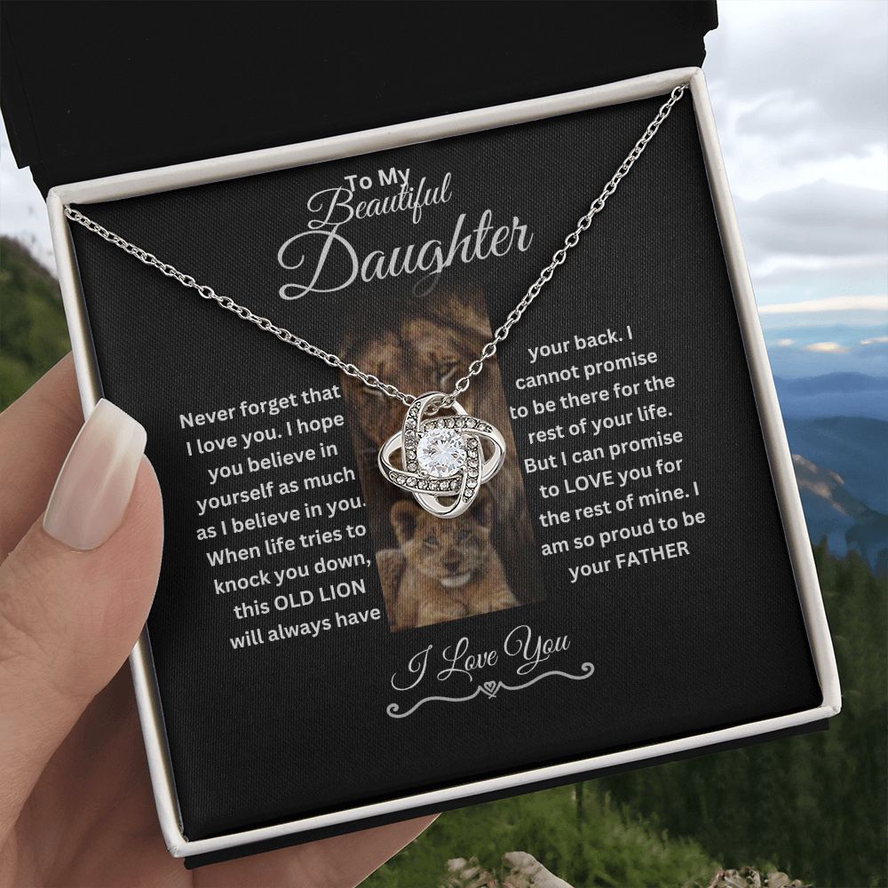 My Beautiful Daughter | Love Knot Necklace