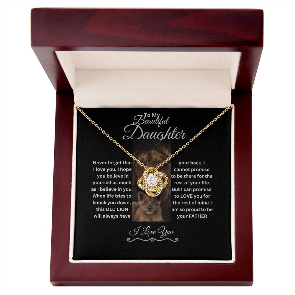 My Beautiful Daughter | Love Knot Necklace