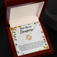 Best Bonus Daughter|| Love Knot Necklace.
