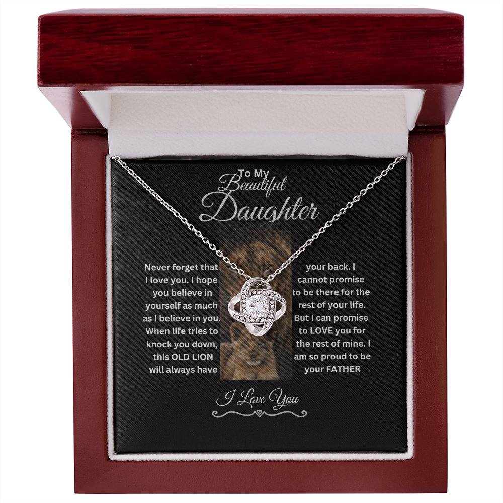 My Beautiful Daughter | Love Knot Necklace