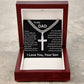 To My Dad | Thank You For Loving Me Cross