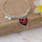To My Wife Love Forever - Heart Keychain