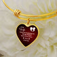 To My Wife Love Forever - Heart Keychain