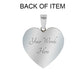 To My Wife Love Forever - Heart Keychain