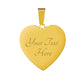 To My Wife Love Forever - Heart Keychain