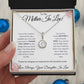 To My Mother In Law - Thank You - Eternal Hope Necklace