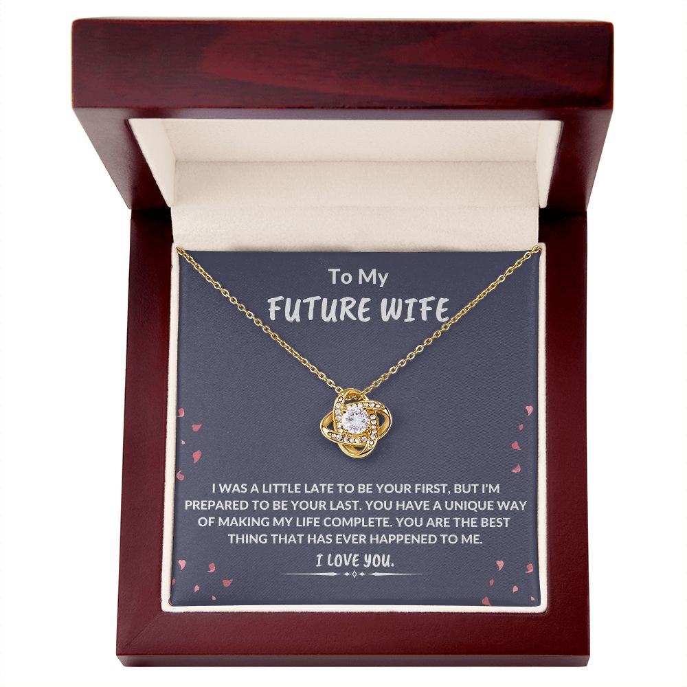 To My Future Wife - Love Knot Necklace