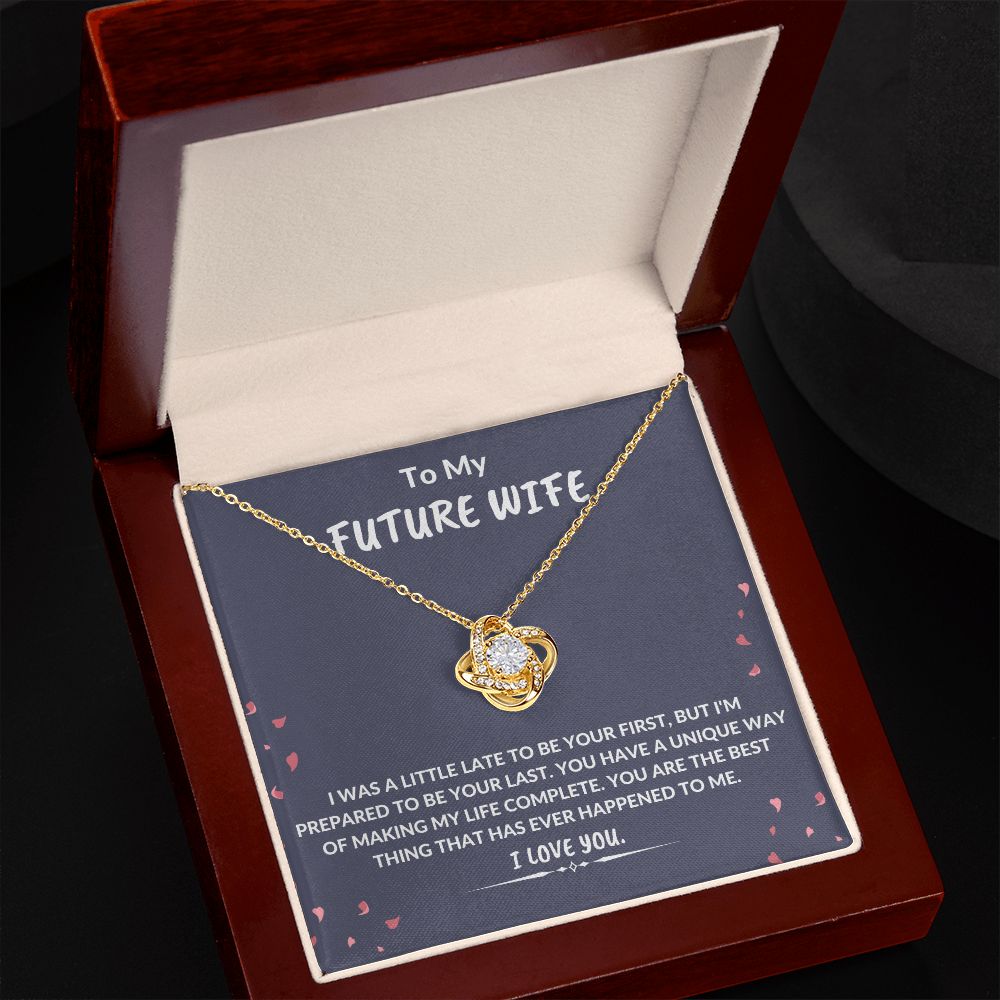 To My Future Wife - Love Knot Necklace
