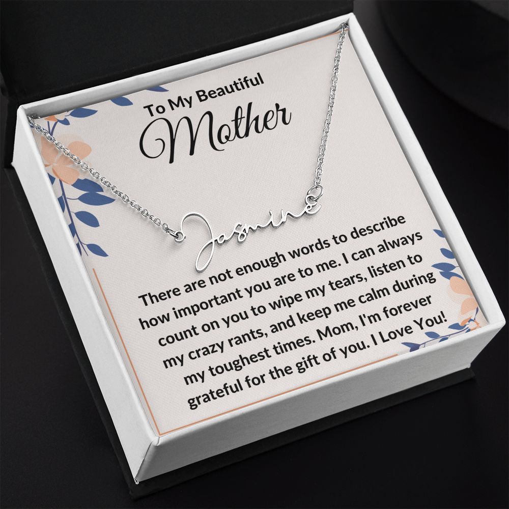 To My Beautiful Mother