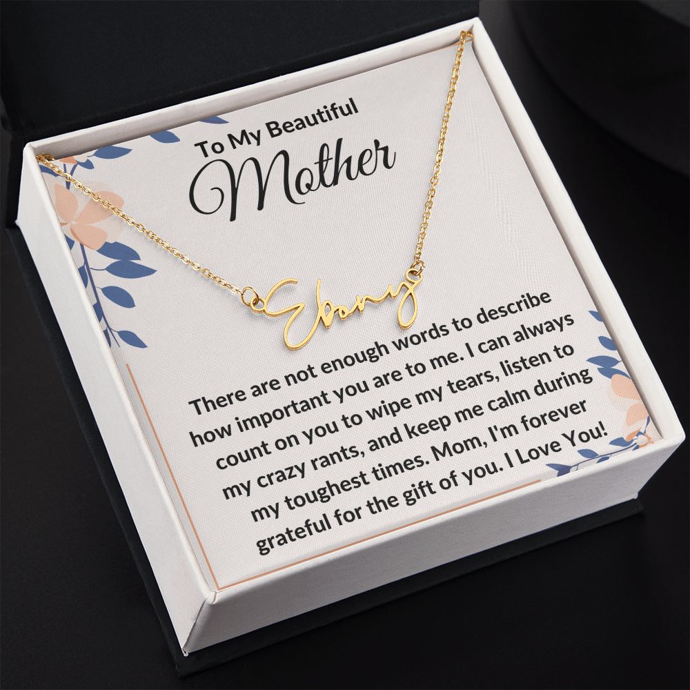 To My Beautiful Mother