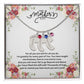 Happy Mother's Day - Baby Feet Necklace with Birthstone.